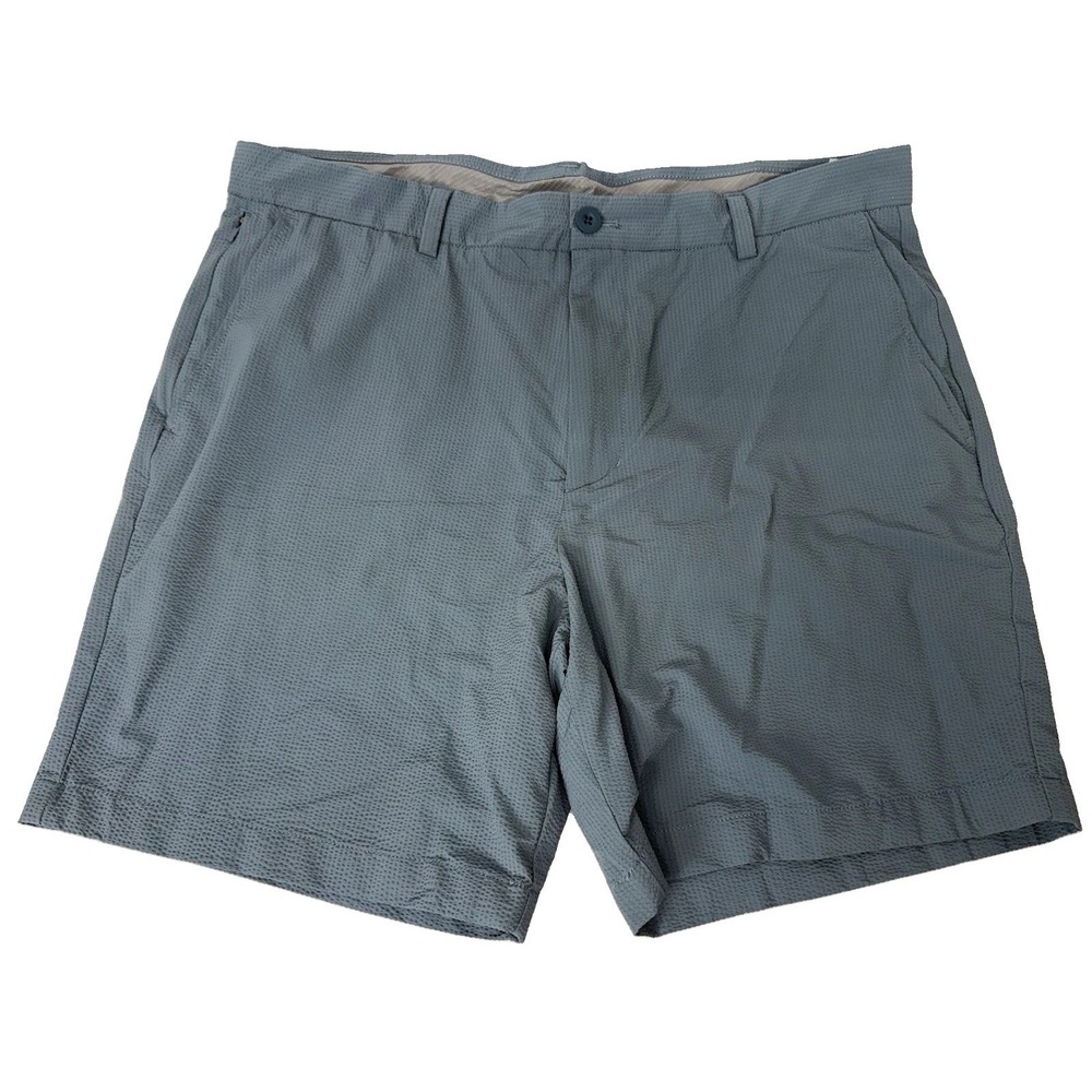 Vineyard Vines On-The-Go Shorts Mens 36 Blue Performance Golf Preppy 1H001298